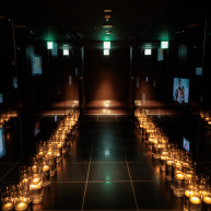 生キャンドルでキラキラに✨