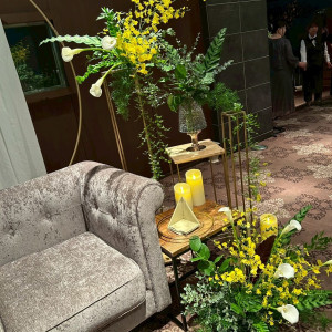 ナチュラルな空間に仕上げてもらいました|782711さんのアルモニーアッシュ（姫路）/テイクアンドギヴ・ニーズウェディングの写真(2596943)