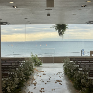 海を一望できるチャペル