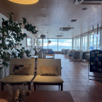 控えスペースからも海が見える