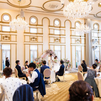 披露宴会場の雰囲気です