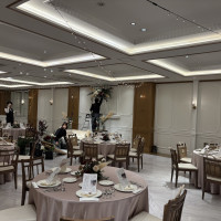 披露宴会場(準備中)