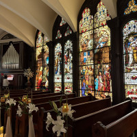 360度のステンドグラス