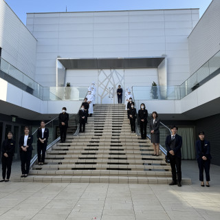 挙式後のフラワーシャワー