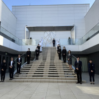 挙式後のフラワーシャワー