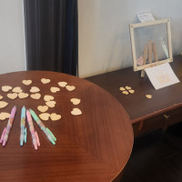 ロビー装飾、結婚証明証