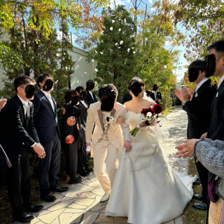 フラワーシャワー可能