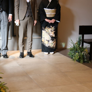 太陽光が差して綺麗な挙式会場