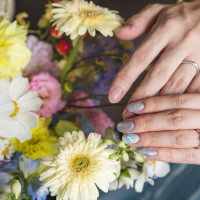 カラードレスブーケ