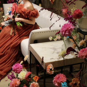 カラードレスと装花|782819さんのLe Merci(ル・メルシェ)の写真(2597466)