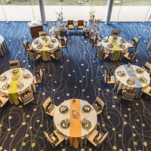 こだわったカラフルなテーブルコーディネート|782819さんの岡山モノリスの写真(2597438)