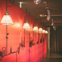 ウエストギャラリーへ行く廊下