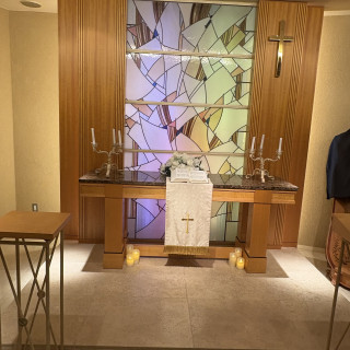 室内のチャペル