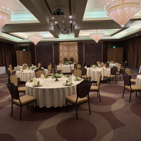 広い披露宴会場