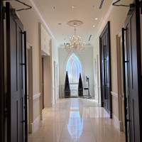 チャペル入場前の場所