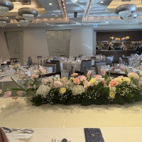 新郎新婦席から見た披露宴会場