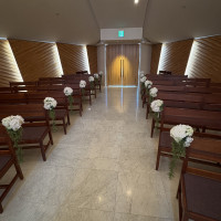 新郎新婦側から見たチャペル