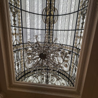 シャンデリアも素敵でした。