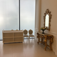 チャペルの一つ前の部屋もお姫様のような雰囲気でした