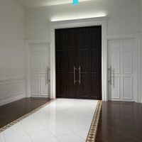 1番後列からみたチャペルの扉が開く時