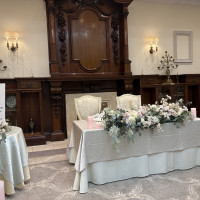 1番小さな部屋の新婦新郎席