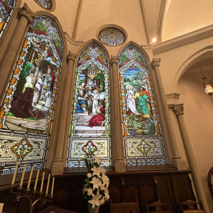 大きなステンドグラス|782882さんのキャメロットヒルズの写真(2604891)