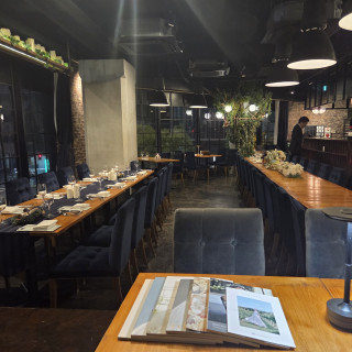 新郎新婦席からの眺め