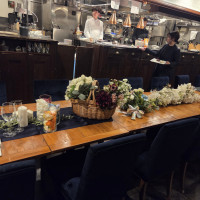 キッチンが見えるタイプでレストラン感があります。