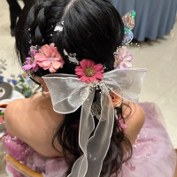 新婦ヘアセット