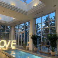 併設されているプール