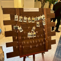 こんな感じでチェキを飾った