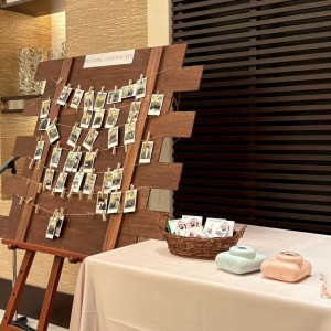 披露宴会場でもみんなにチェキを撮ってもらった|782950さんのミュゼ 四ツ池の写真(2599219)