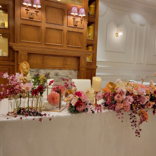 新郎新婦のテーブル
12月