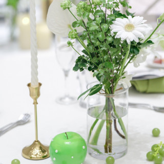 披露宴のテーブルコーディネート