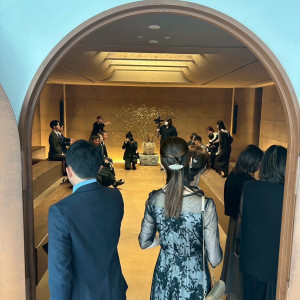 挙式会場入口からの写真|782999さんのrecipeの写真(2598936)