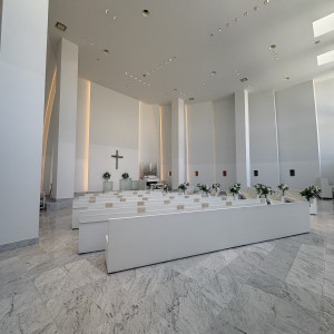 白を基調としたチャペル|783021さんのGeo World VIP（ジオワールドビップ）の写真(2598998)