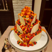 ウェディングケーキです。