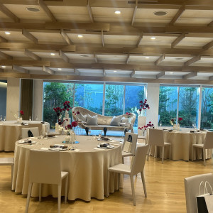 ガーデンが見えます|783075さんのMIRAIE Wedding（ミライエウエディング）の写真(2599246)