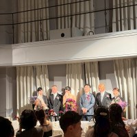 最後の挨拶シーン、スポットライトがしっかり当たってていい写真