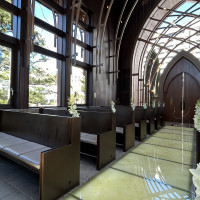 ガラスのチャペルです。