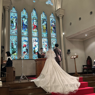ドレスが映えるチャペル