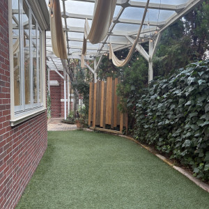 ここでなんかできたらいいなと思ってます。|783125さんのパークサイドハウス大阪の写真(2599711)