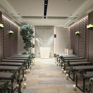 ガーデン挙式の方はファーストミート等で利用できるチャペル|783137さんのLos Angeles balcony(ロサンジェルスバルコニー)の写真(2599833)