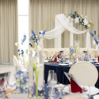 お花は色が濃い分少なめでシンプルにしてもらいました！