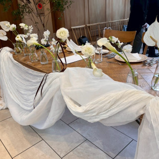 メインテーブル