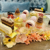 デザートビュッフェをプチ体験できました。