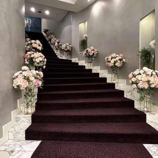 披露宴会場へつながる通路