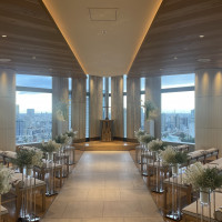 パノラマビューの挙式会場は壮観でした