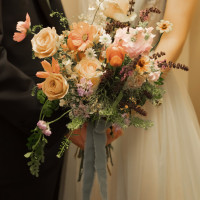 カラードレスのブーケ