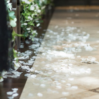 フラワーシャワーの後